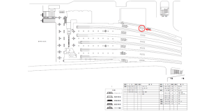 近鉄／大阪阿部野橋駅／／№21駅看板・駅広告、位置図