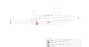 近鉄／壺阪山駅／／№10駅看板・駅広告、位置図