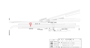 近鉄／道明寺駅／／№31駅看板・駅広告、位置図