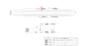 近鉄／今川駅／／№1駅看板・駅広告、位置図