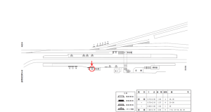 近鉄／道明寺駅／／№20駅看板・駅広告、位置図