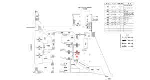 近鉄／大阪阿部野橋駅／／№507駅看板・駅広告、位置図