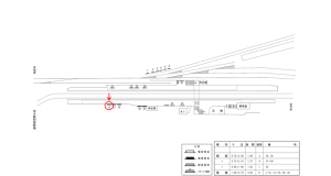 近鉄／道明寺駅／／№12駅看板・駅広告、位置図