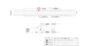 近鉄/今川駅//№18駅看板・駅広告、位置図