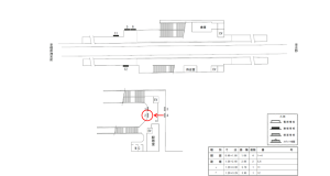 近鉄／福神駅／／№2駅看板・駅広告、位置図