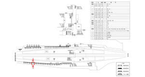 近鉄／藤井寺駅／／№50駅看板・駅広告、位置図
