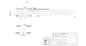 近鉄／高鷲駅／／№6駅看板・駅広告、位置図