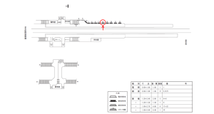 近鉄／高鷲駅／／№18駅看板・駅広告、位置図