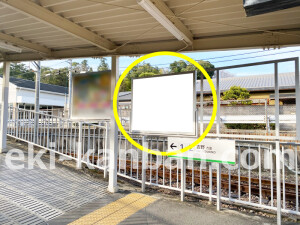 近鉄／下市口駅／／№22駅看板・駅広告、写真1