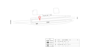 近鉄／壺阪山駅／／№5駅看板・駅広告、位置図