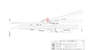 近鉄／道明寺駅／／№6駅看板・駅広告、位置図