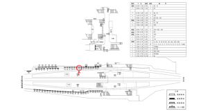 近鉄／藤井寺駅／／№19駅看板・駅広告、位置図