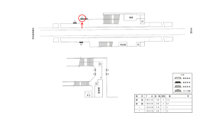近鉄／福神駅／／№5駅看板・駅広告、位置図