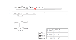近鉄／高鷲駅／／№17駅看板・駅広告、位置図