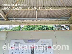 近鉄/元山上口駅//№23駅看板・駅広告、写真2