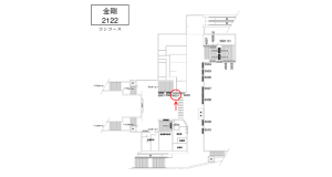 南海／金剛駅／／№4601駅看板・駅広告、位置図