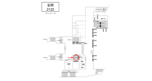南海／金剛駅／／№6503駅看板・駅広告、位置図