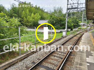 近鉄／元山上口駅／／№3駅看板・駅広告、写真1