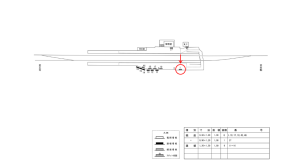近鉄／平群駅／／№1駅看板・駅広告、位置図