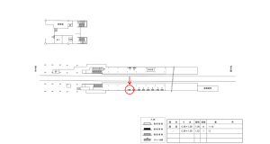近鉄/東山駅//№1駅看板・駅広告、位置図