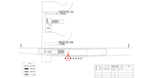 近鉄／萩の台駅／／№10駅看板・駅広告、位置図