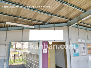 近鉄/南生駒駅//№6駅看板・駅広告、写真2