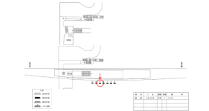 近鉄／萩の台駅／／№9駅看板・駅広告、位置図
