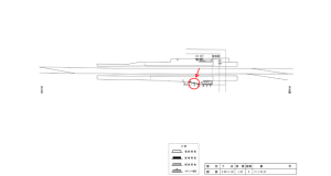 近鉄/南生駒駅//№6駅看板・駅広告、位置図