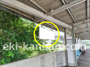 近鉄／平群駅／／№1駅看板・駅広告、写真1