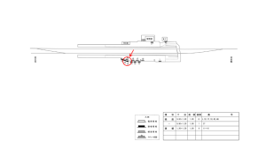 近鉄／平群駅／／№14駅看板・駅広告、位置図