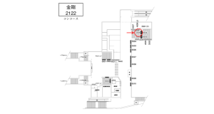 南海／金剛駅／／№5506駅看板・駅広告、位置図