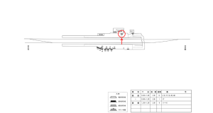 近鉄／平群駅／／№27駅看板・駅広告、位置図