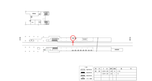 近鉄／東山駅／／№9駅看板・駅広告、位置図
