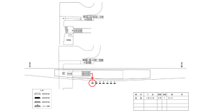近鉄／萩の台駅／／№11駅看板・駅広告、位置図