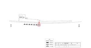 近鉄／勢野北口駅／／№16駅看板・駅広告、位置図