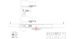 近鉄／萩の台駅／／№8駅看板・駅広告、位置図
