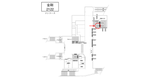 南海／金剛駅／／№5505駅看板・駅広告、位置図