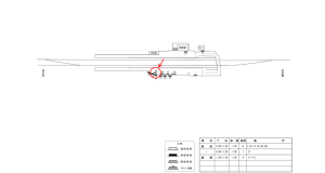 近鉄／平群駅／／№46駅看板・駅広告、位置図
