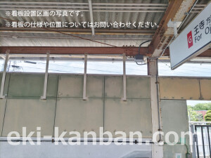 近鉄／信貴山下駅／／№5駅看板・駅広告、写真2