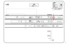 阪急　桂駅／№202AB№AB、位置図