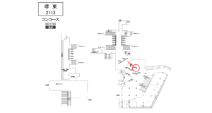 南海／堺東駅／／№5603駅看板・駅広告、位置図