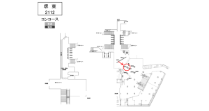 南海／堺東駅／／№5601駅看板・駅広告、位置図