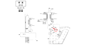 南海／堺東駅／／№5605駅看板・駅広告、位置図