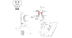 南海／堺東駅／／№5505駅看板・駅広告、位置図