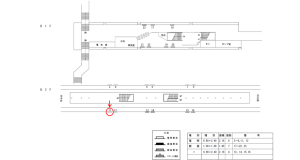 近鉄／荒本駅／／№11駅看板・駅広告、位置図