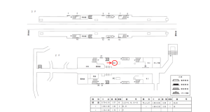 近鉄／吉田駅／／№23駅看板・駅広告、位置図