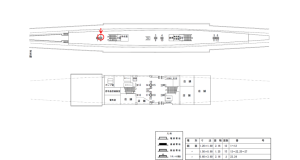 近鉄／学研奈良登美ヶ丘駅／／№2駅看板・駅広告、位置図