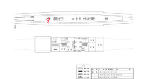 近鉄／学研奈良登美ヶ丘駅／／№7駅看板・駅広告、位置図