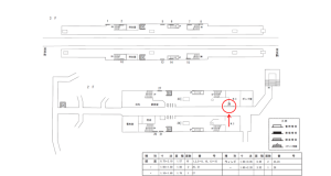 近鉄／吉田駅／／№28駅看板・駅広告、位置図