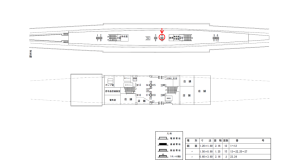 近鉄/学研奈良登美ヶ丘駅//№4駅看板・駅広告、位置図